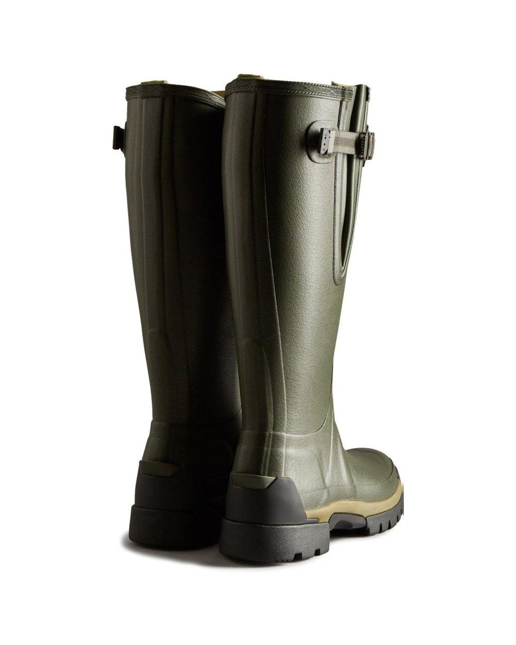 Hunter Black Balmoral Adjustable Wellingtons