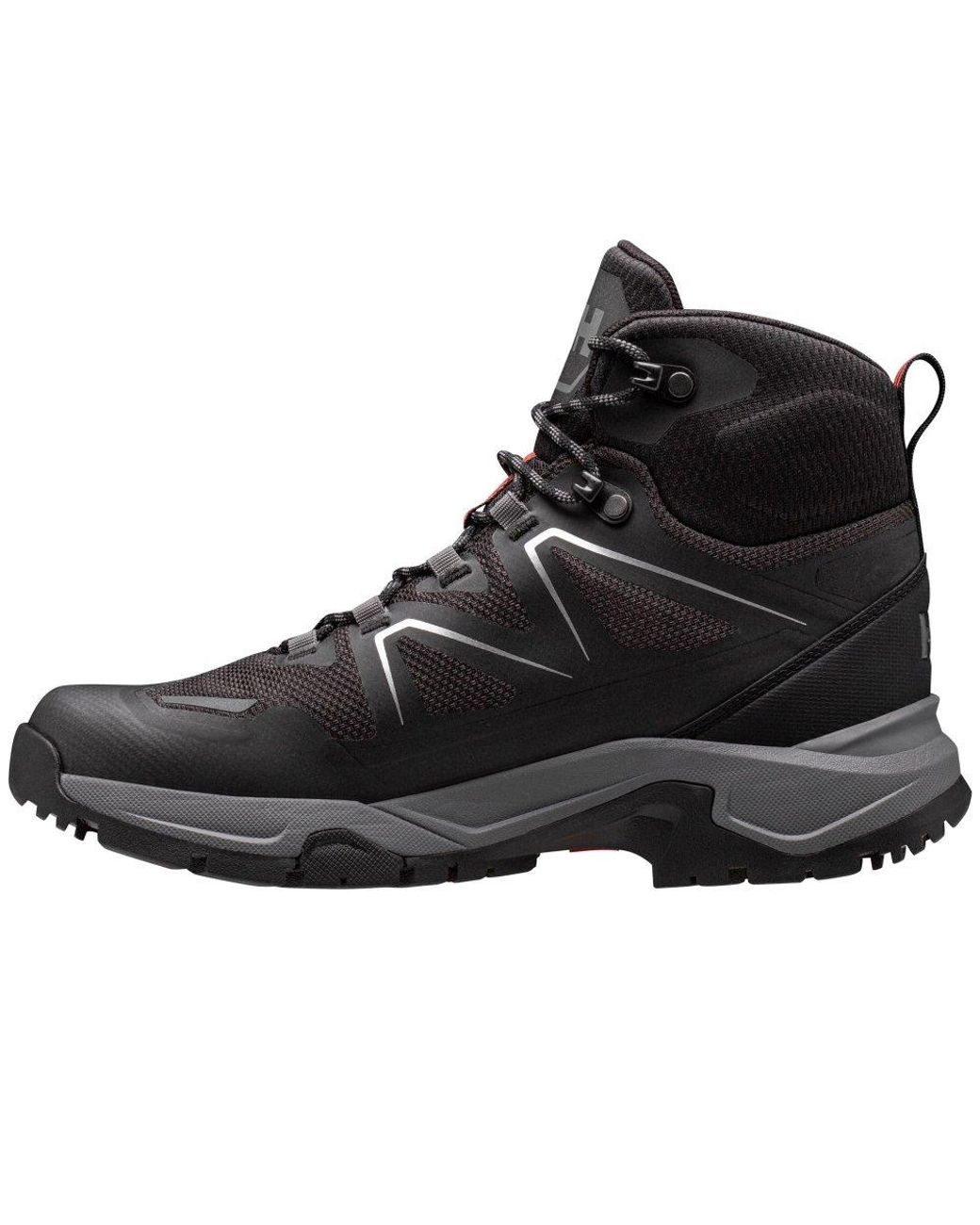 Helly Hansen Black Cascade Mid Hiker Walking Boots