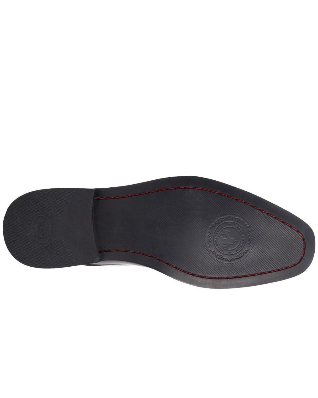 Base London Black Marley Plain Toe Derby Shoes for men