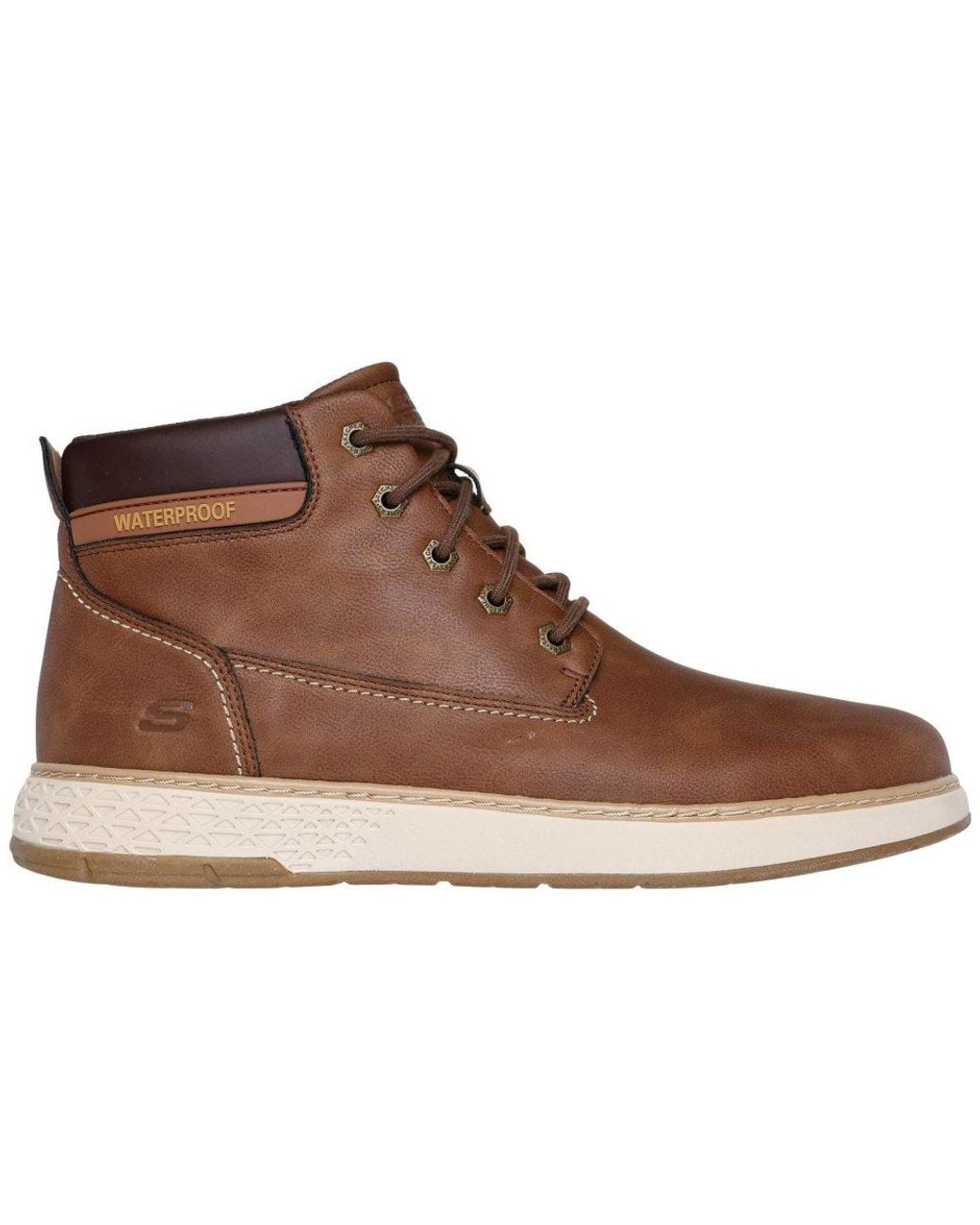 Skechers Brown Garlan Deno Shoes for men