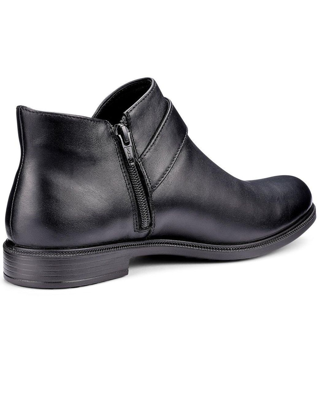Hotter Black Linton Wide Fit Ankle Boots