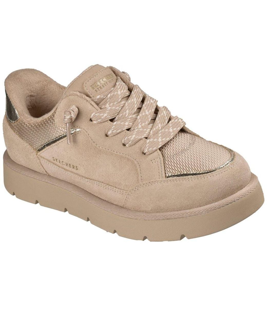 Skechers Natural Keepsakes Cozy Street Hiker Ez Trainers