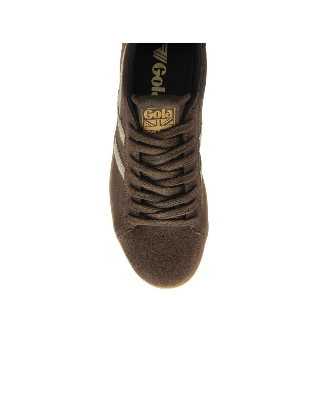 Gola Brown Equipe Ii Suede Trainers for men