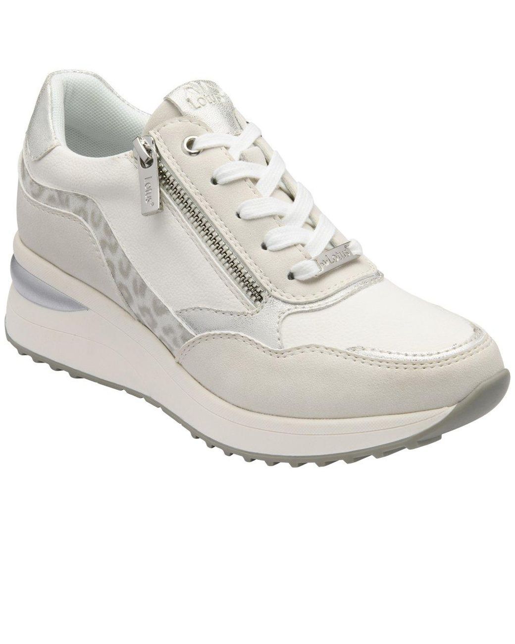 Lotus White Bianchi Trainers