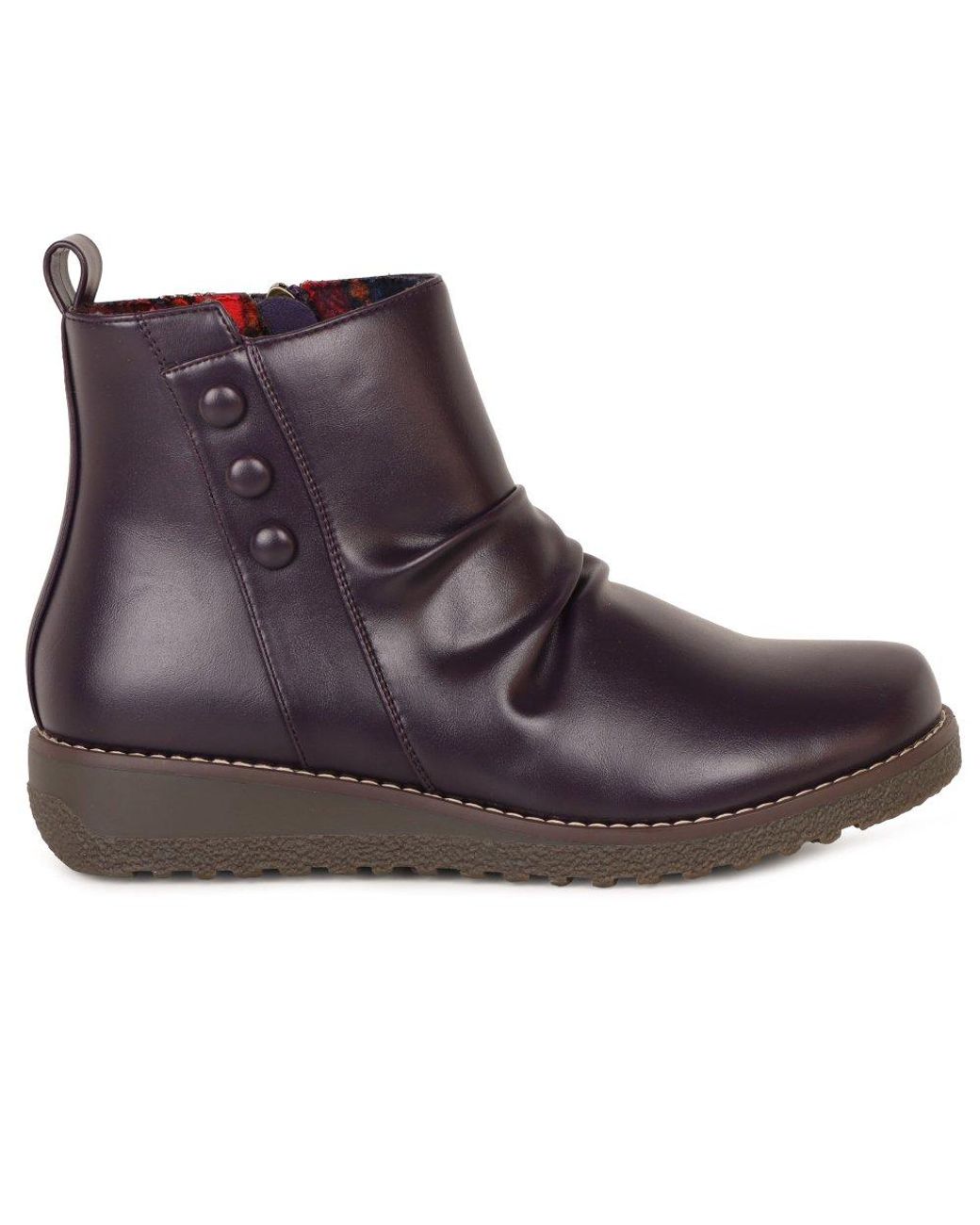 Heavenly Feet Blue Murray Ankle Boots