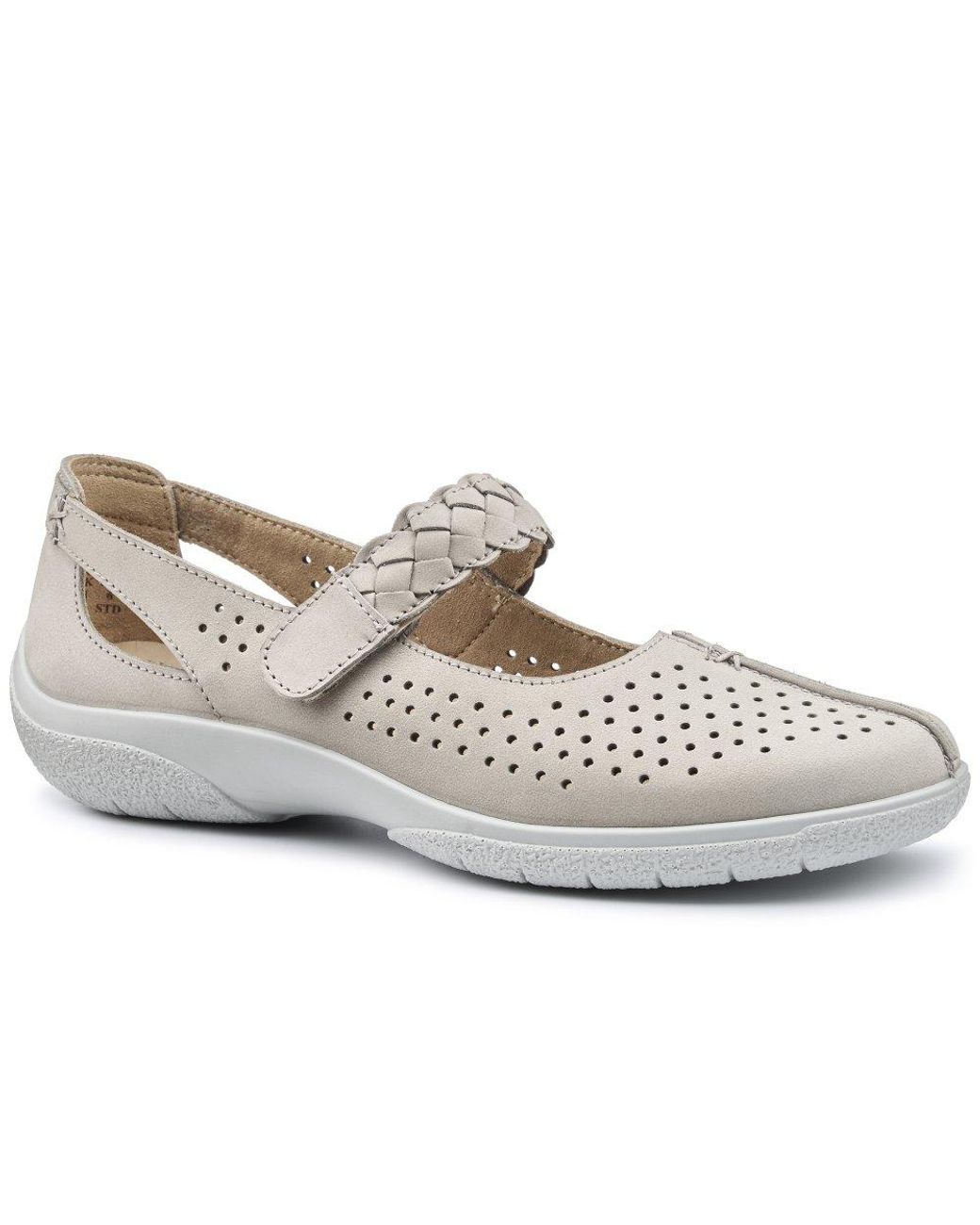 Hotter White Quake Ii Mary Jane Shoes