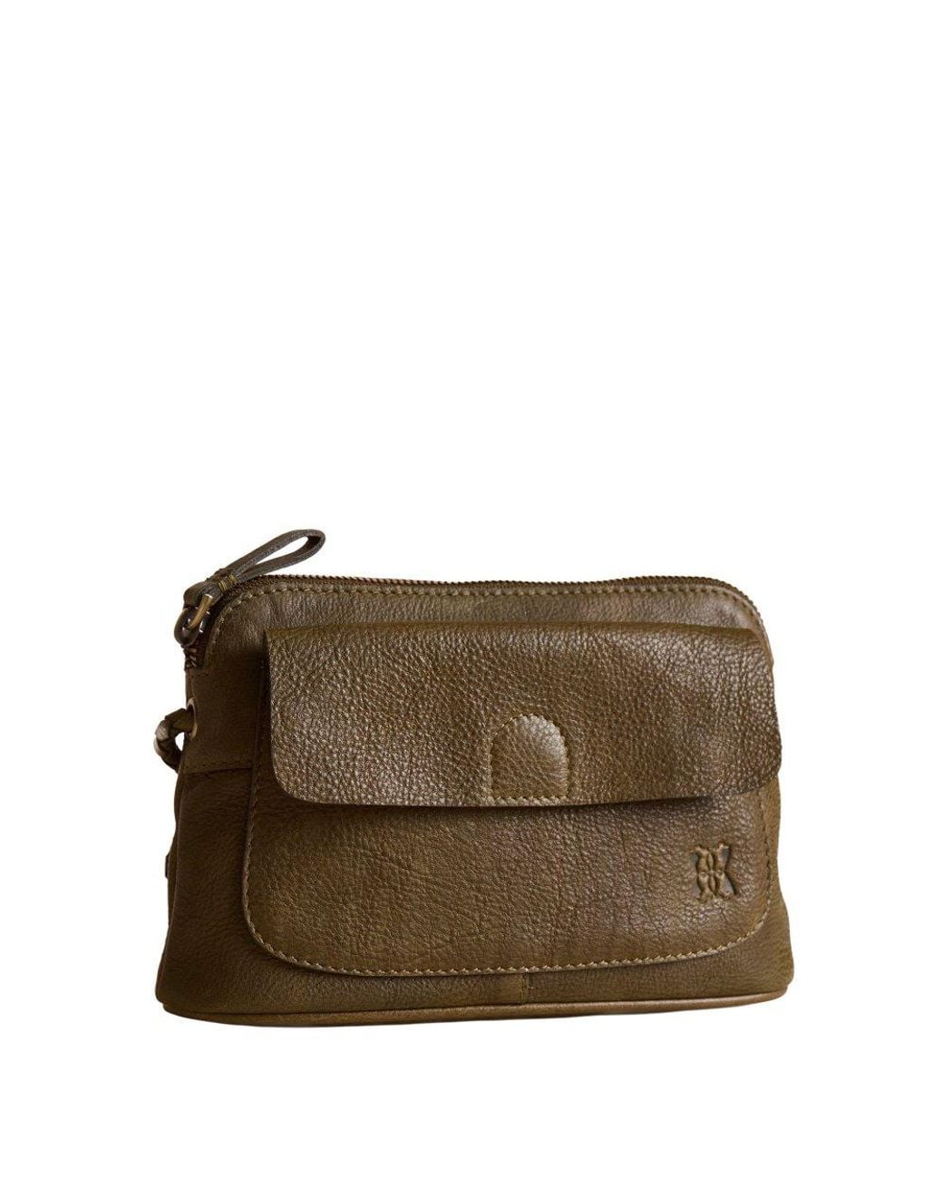 Lakeland Leather Green Staveley Cross Handbag