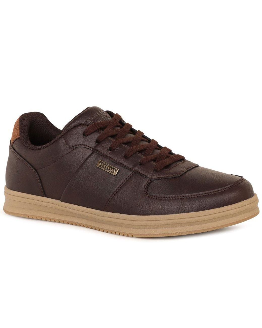 Skechers Brown Palmiro Monty Waterproof Trainers for men