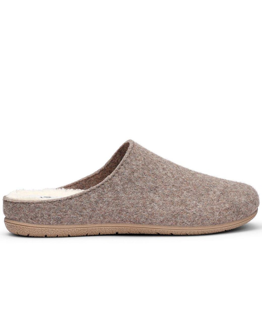 Hotter Gray Lovely Mule Slippers