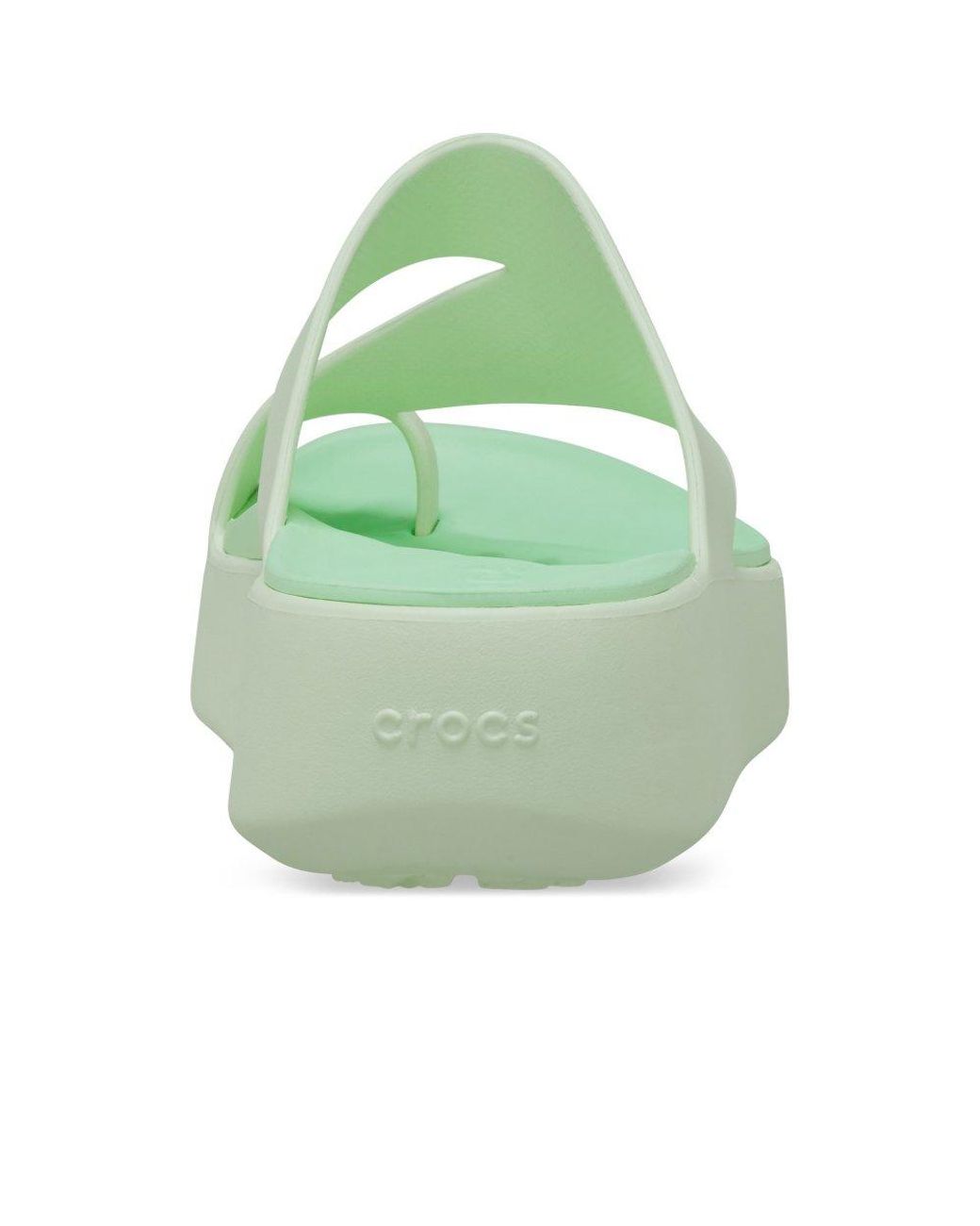 CROCSTM Green Getaway Platform Toe Loop Sandals