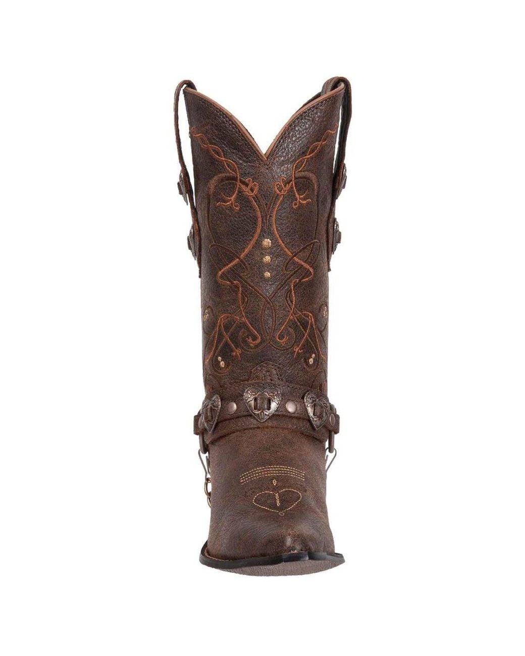 Durango Brown Crush Heartbreaker Mid Western Boots