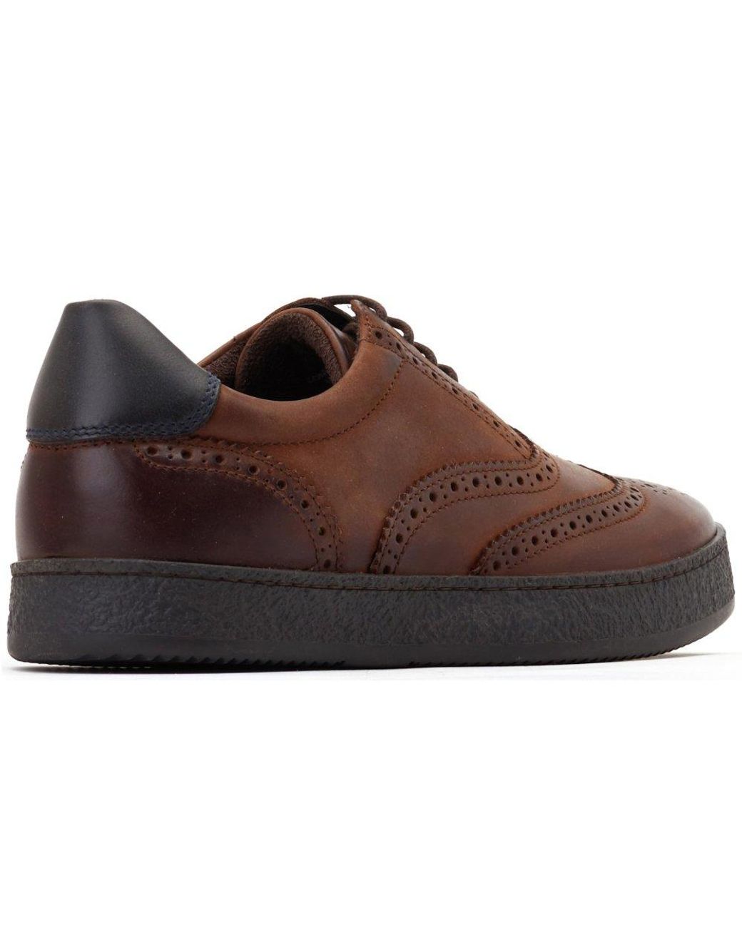 Base London Brown Christo Trainers for men