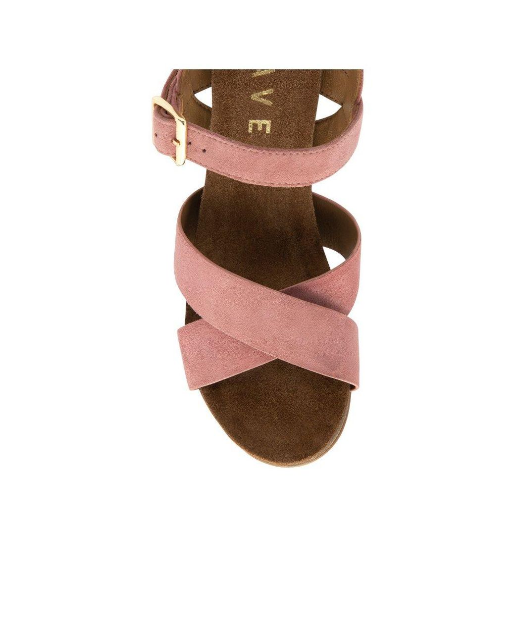 Ravel Brown Kelty Wedge Sandals