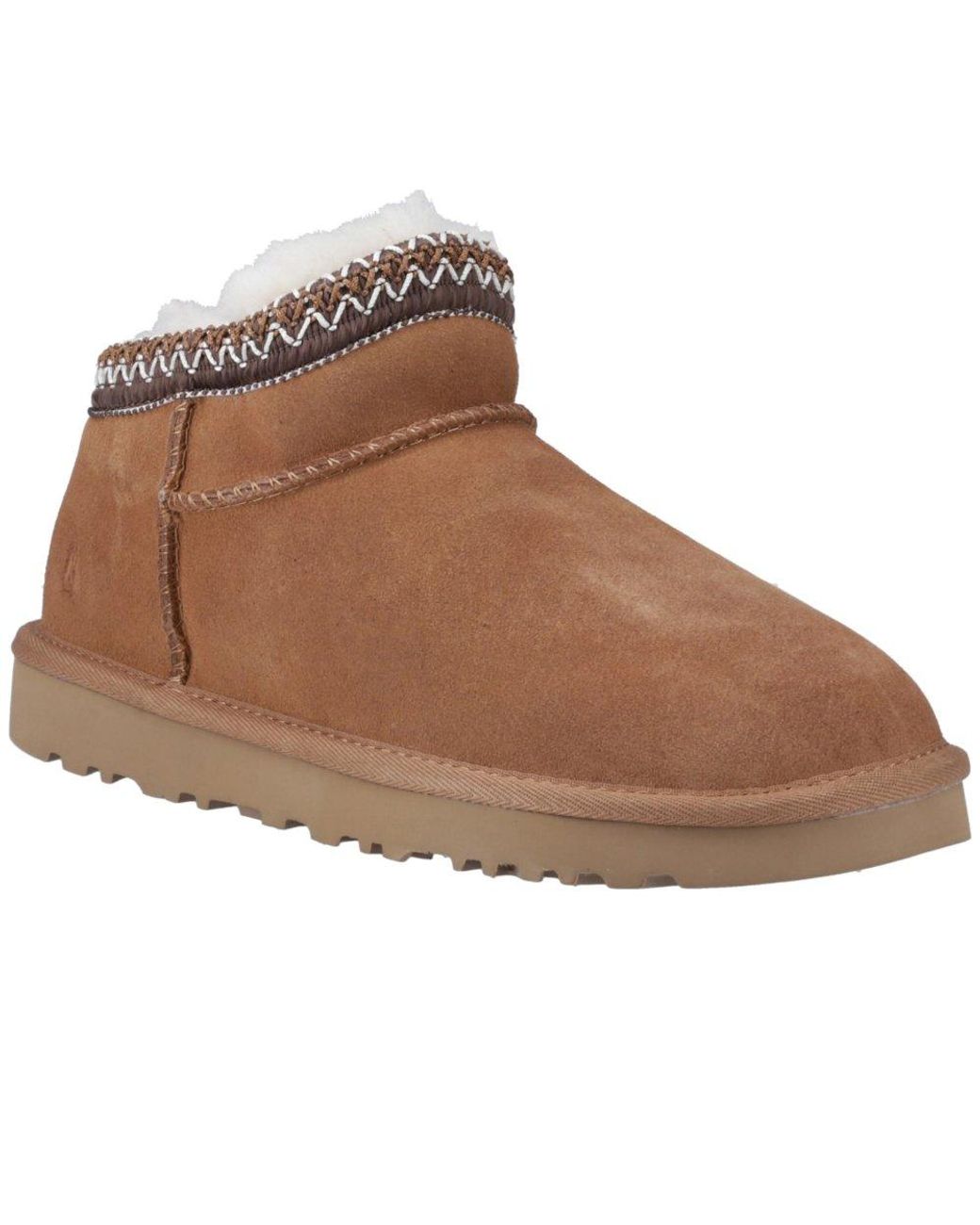 Hush Puppies Brown Sloane Bootie Slippers