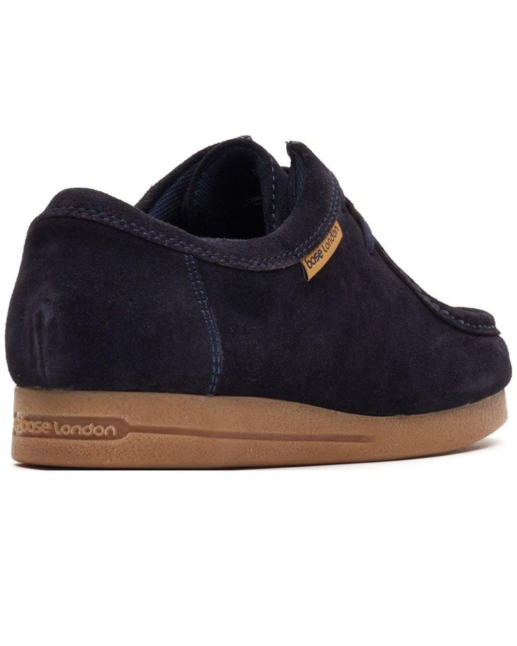 Base London Blue Koko Wallabe Shoes for men