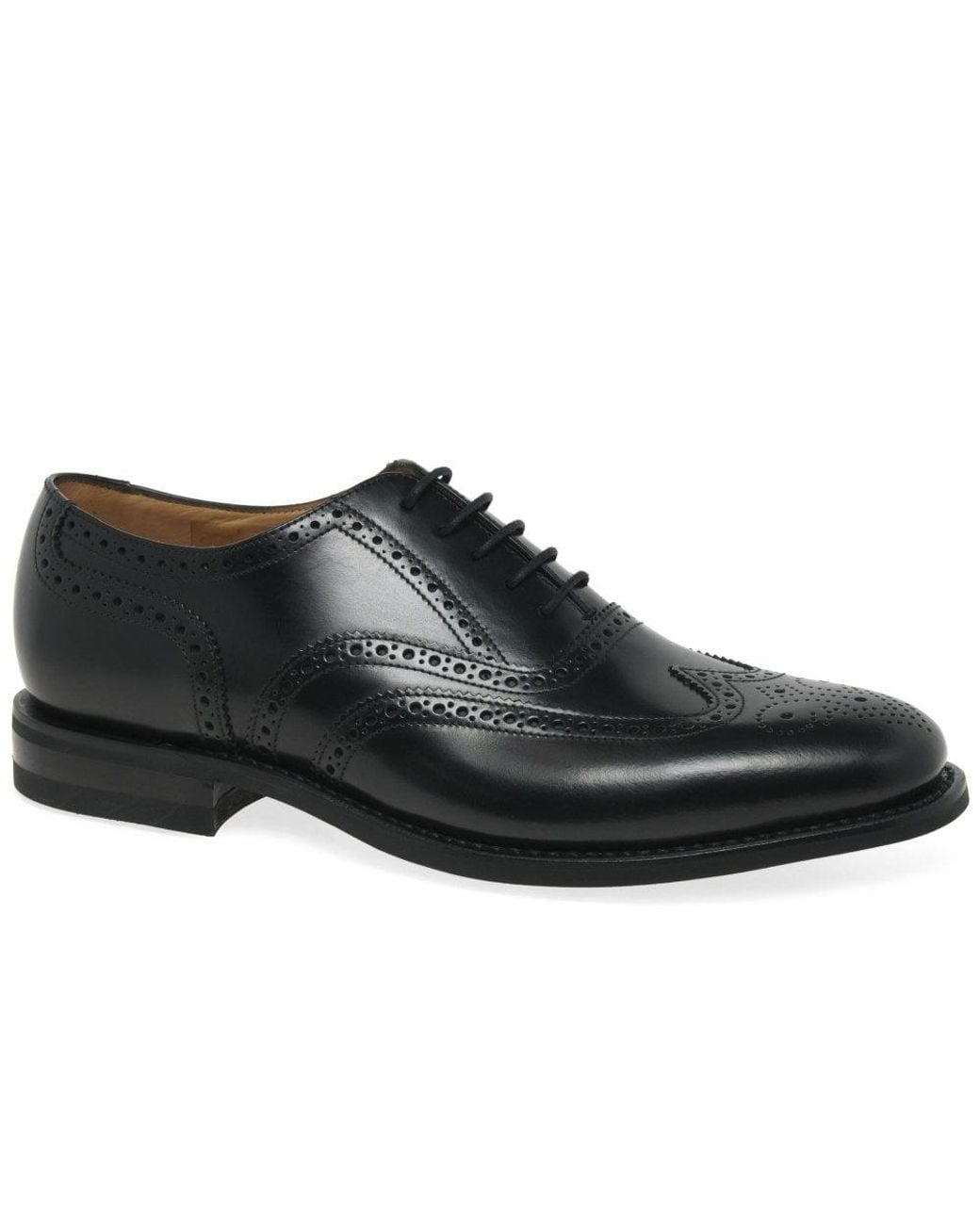 Loake Black 302B Formal Oxford Brogues for men