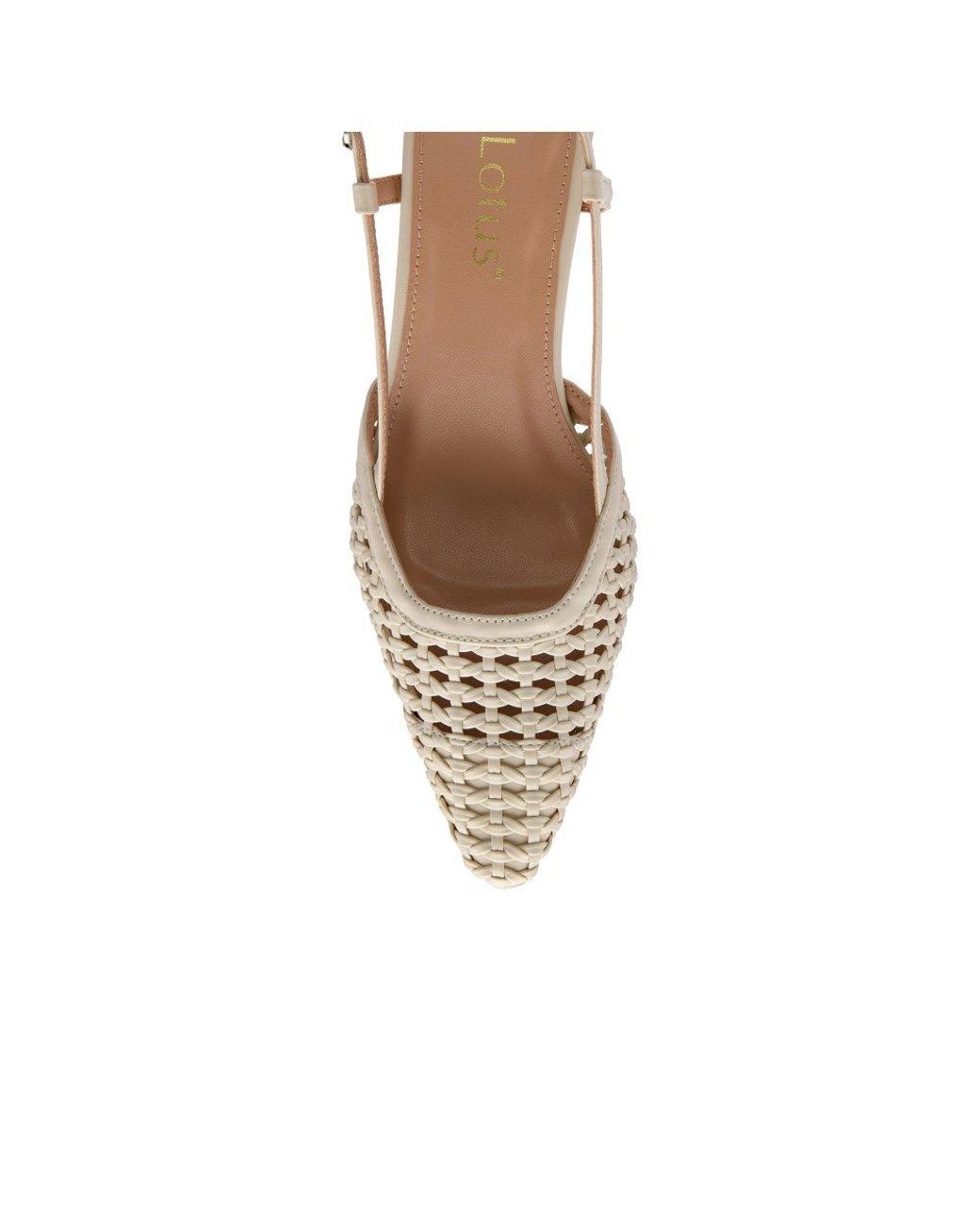 Lotus Metallic Livia Slingback Open Courts