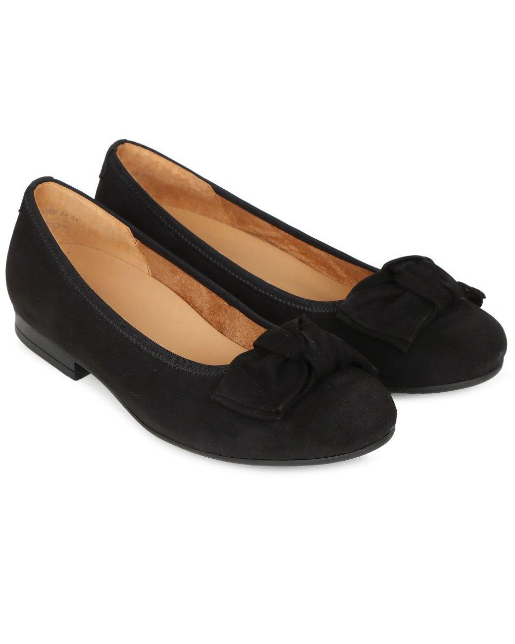Gabor Purple Picnic Ballet Pumps