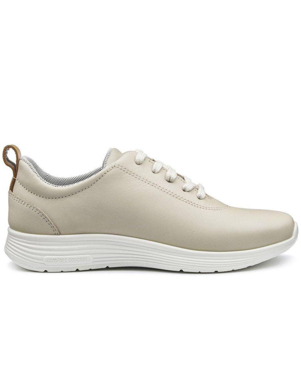 Hotter White Cosmos Wide Fit Trainers