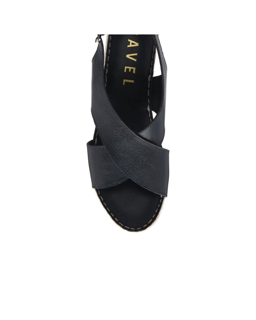 Ravel Blue Branton Wedge Sandals