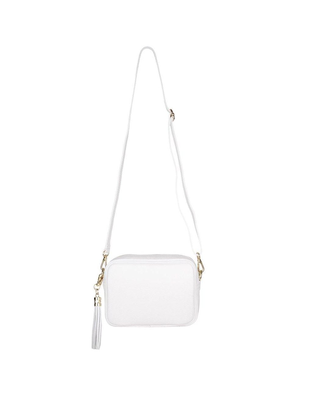 Elie Beaumont White Crossbody 2 Customisable Handbag