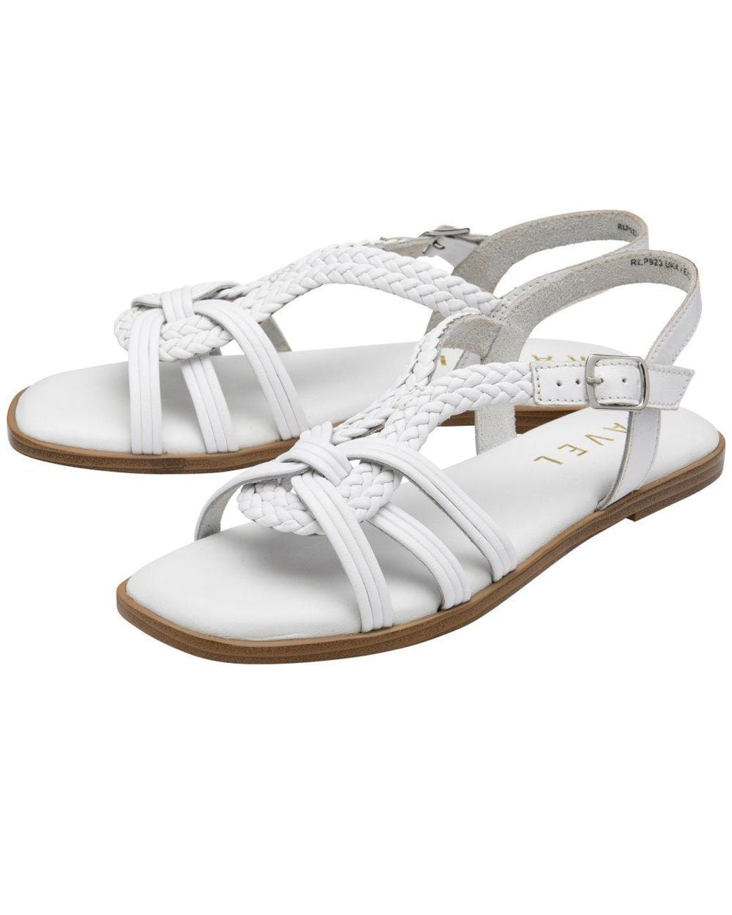 Ravel White Danby Sandals