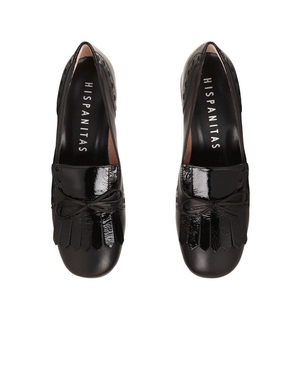 Hispanitas Black Varsovia Court Shoes