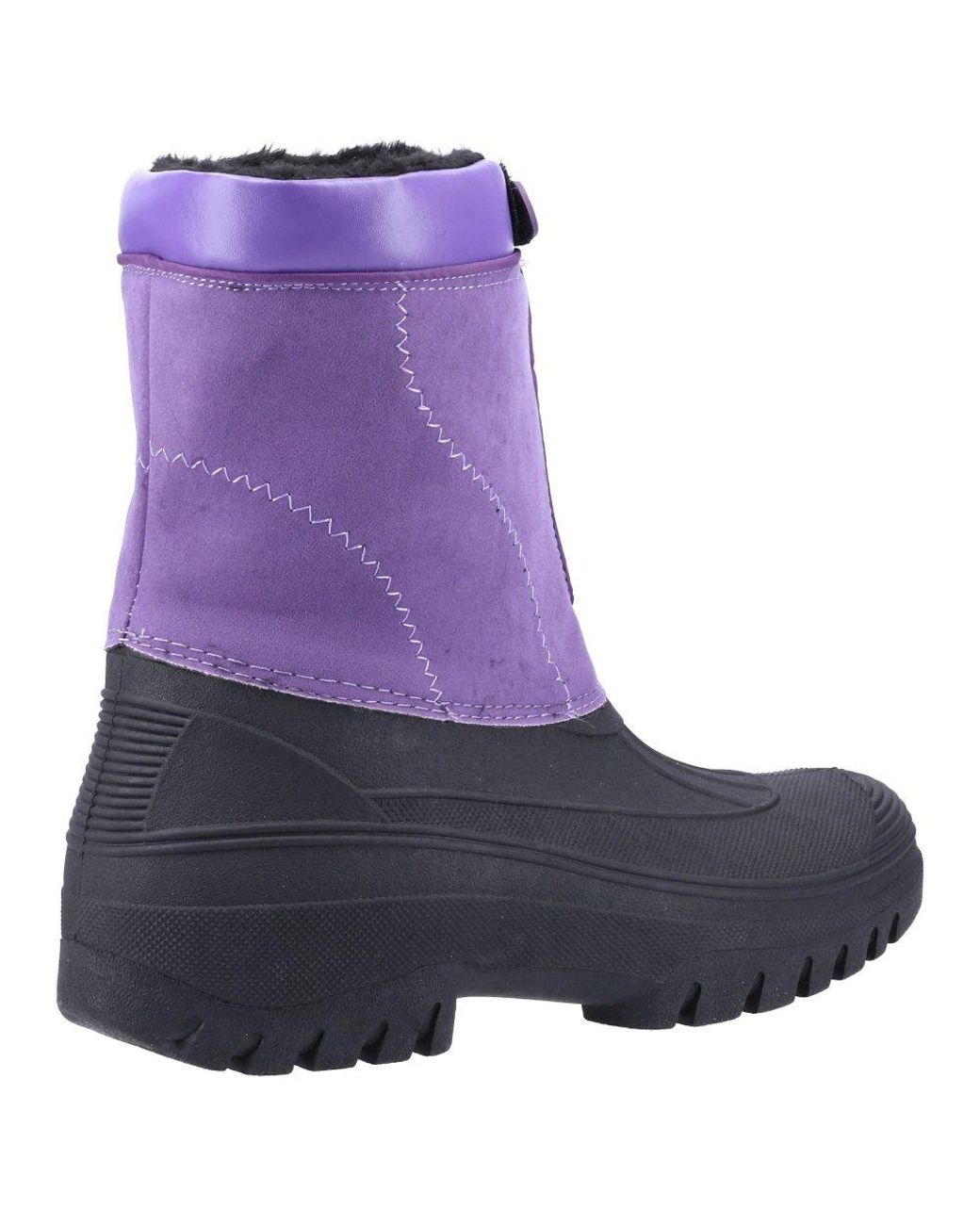 Cotswold Purple Venture Snow Boots