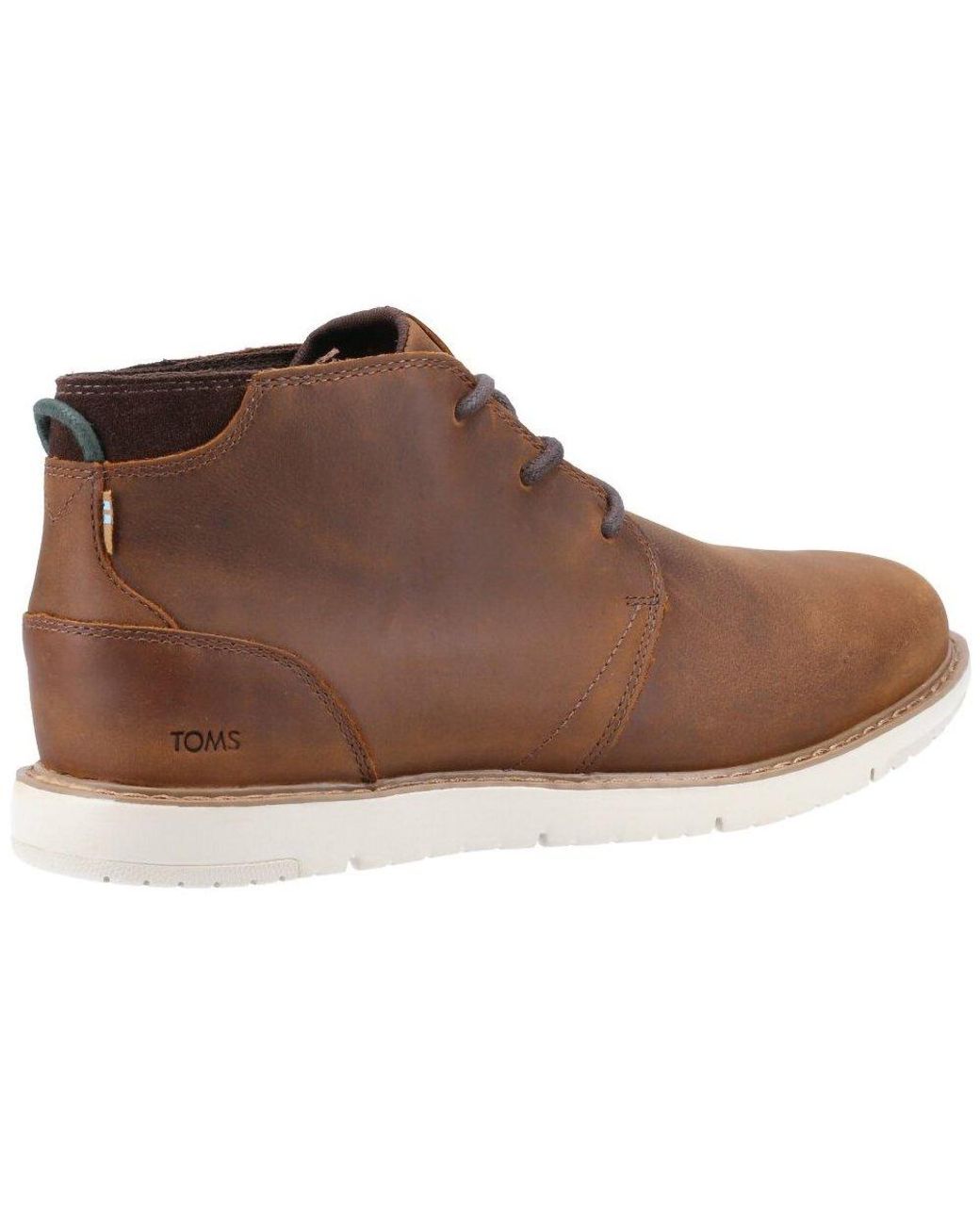 TOMS Brown Navi Chukka Boots Size: 7 for men