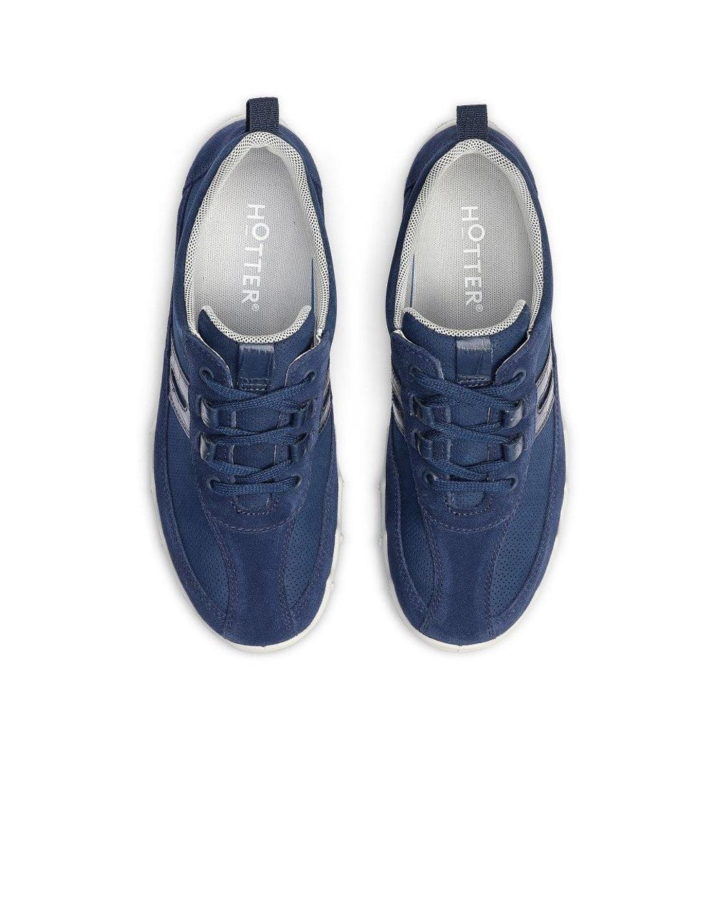 Hotter Blue Leanne Ii Extra Wide Trainers