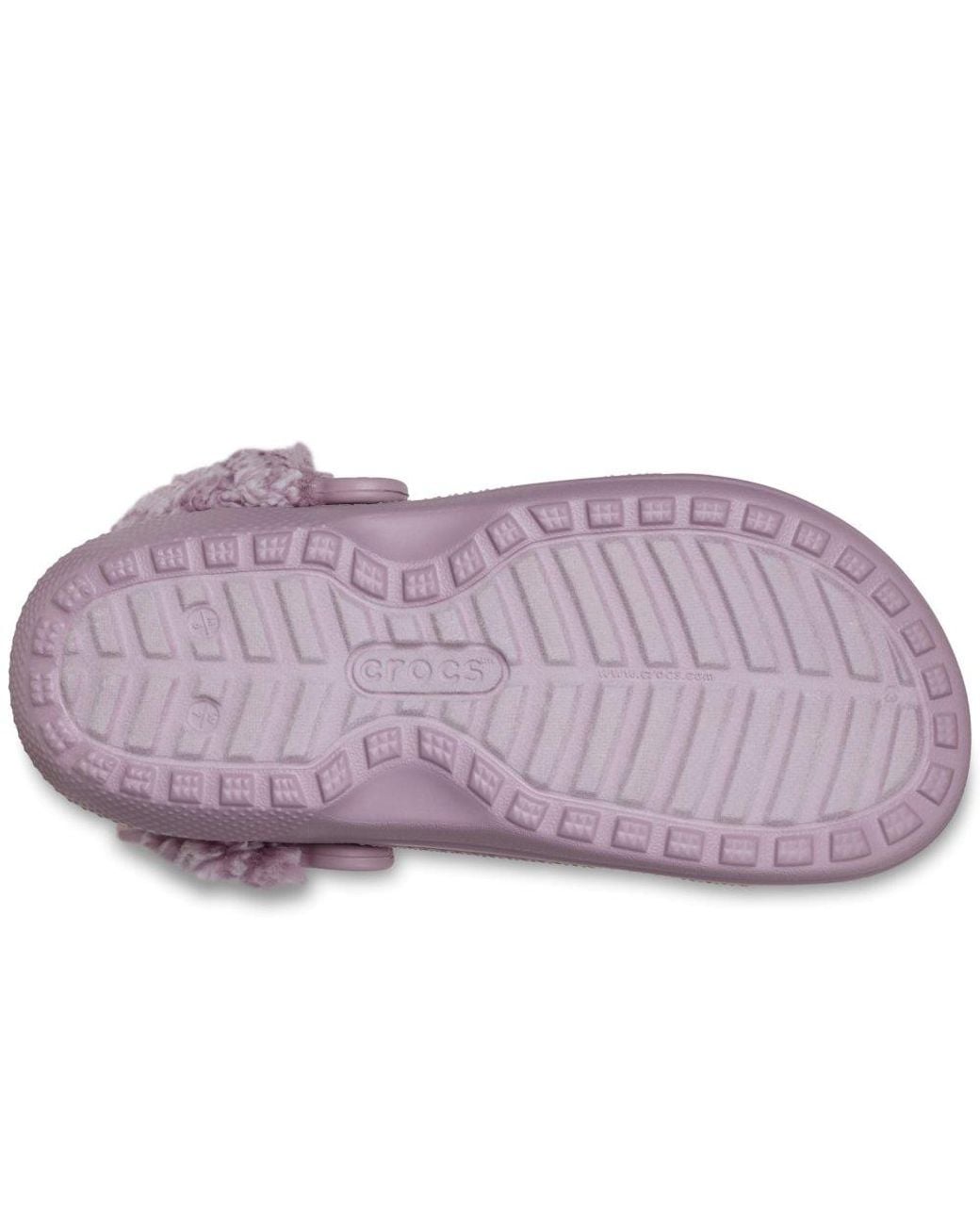 CROCSTM Purple Classic Fleece Lined Clogs