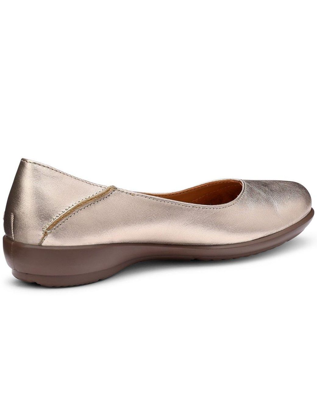 Hotter Brown Birdie Ballet Pumps