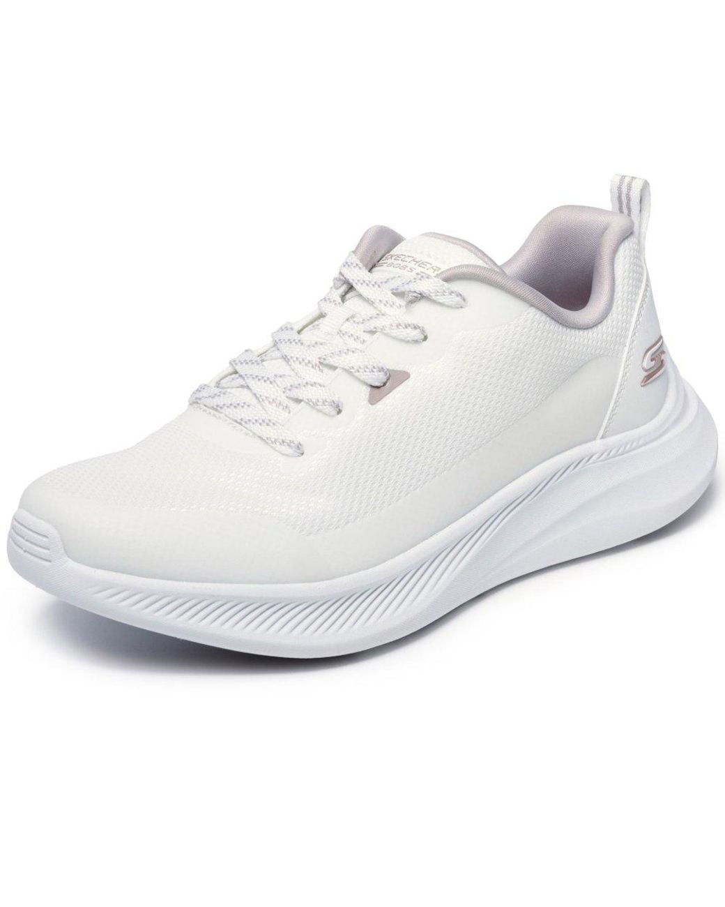 Skechers White Bobs Moda Flex Trainers