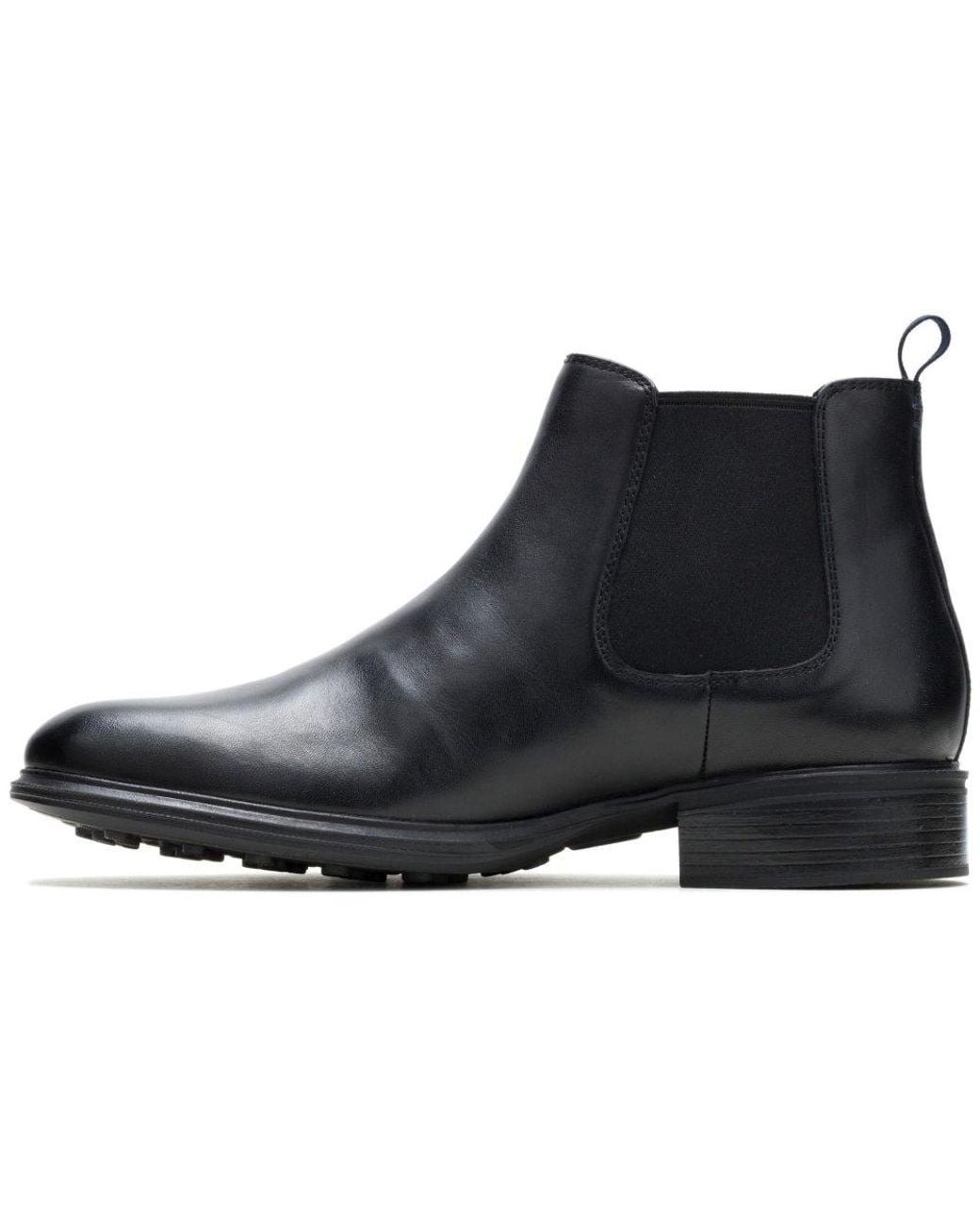 Hush Puppies Black Lewis Chelsea Boots for men