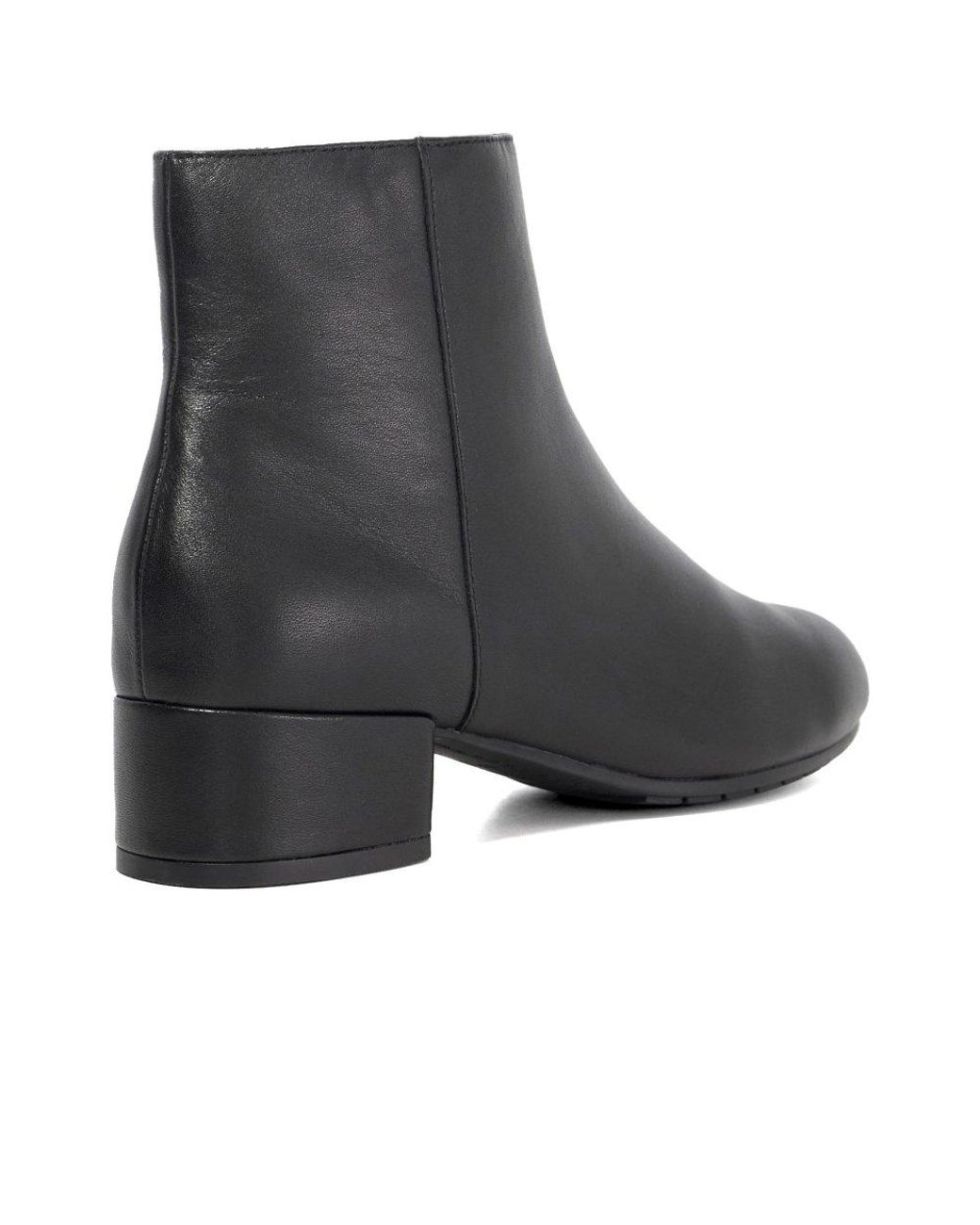 Dune Black Pippie Ankle Boots