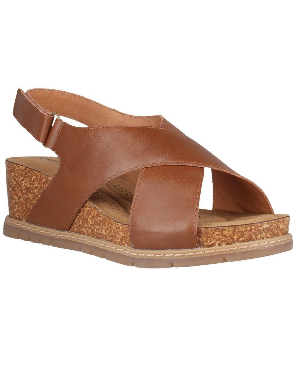 Josef Seibel Brown Eden 01 Wedge Sandals