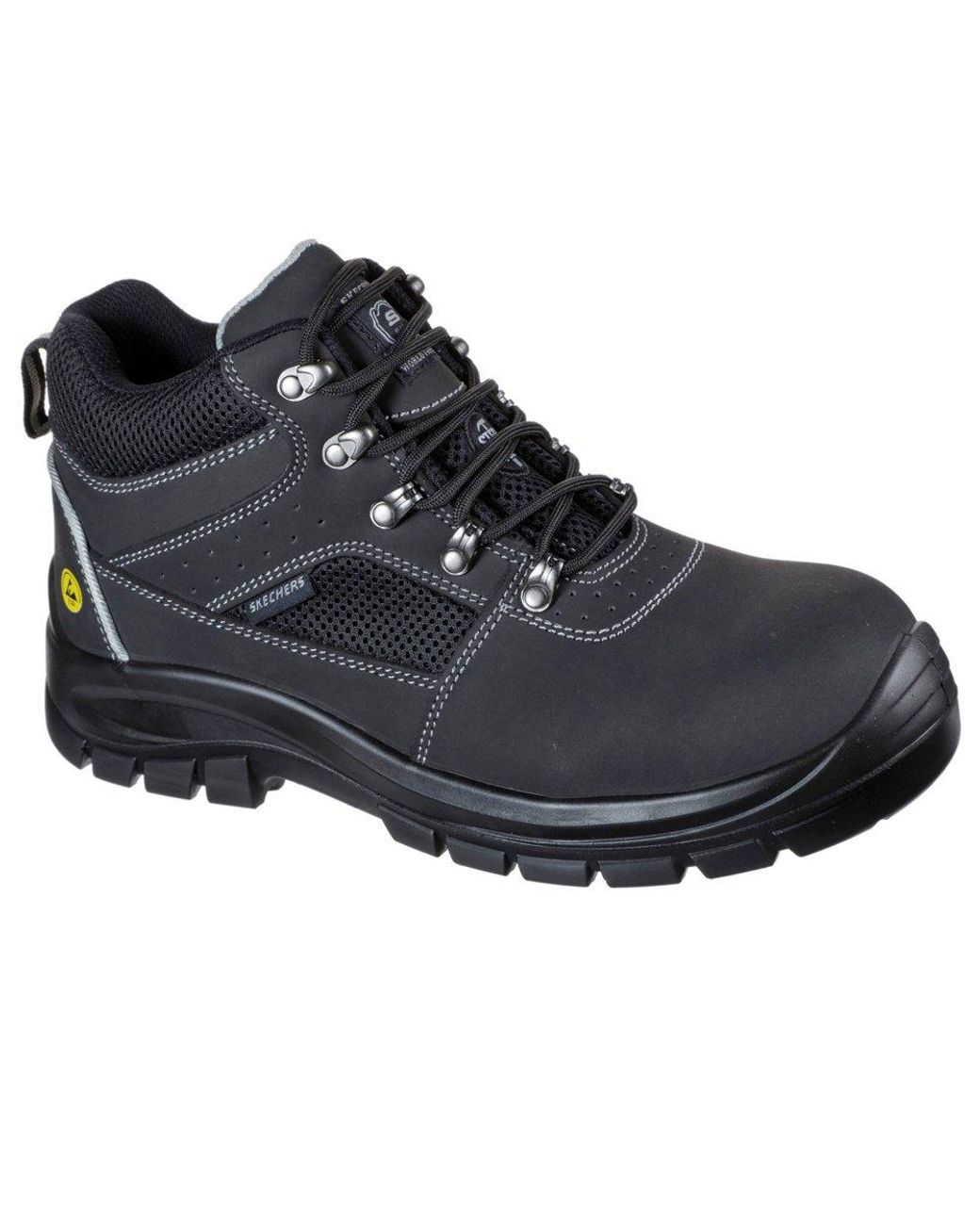 Skechers Black Trophus Letic Safety Boot for men