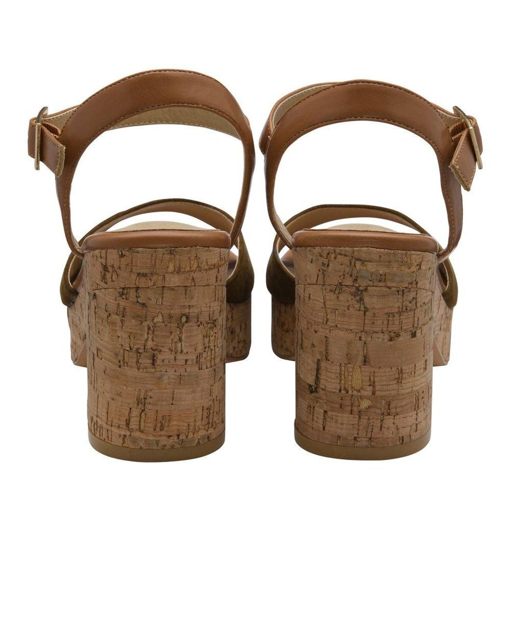 Ravel Brown Hauxley Heeled Sandals