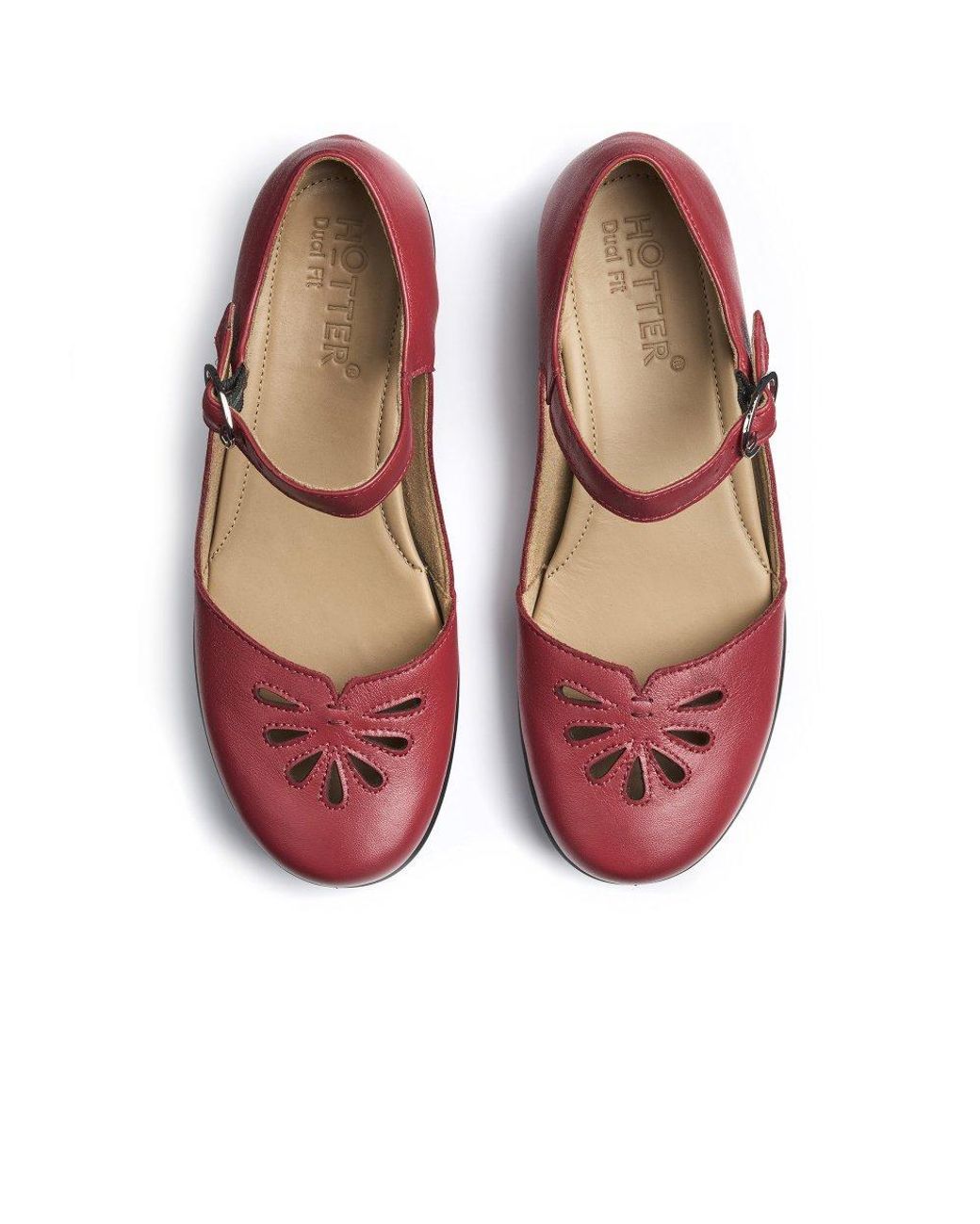 Hotter Pink Eloise Wide Fit Mary Jane Shoes