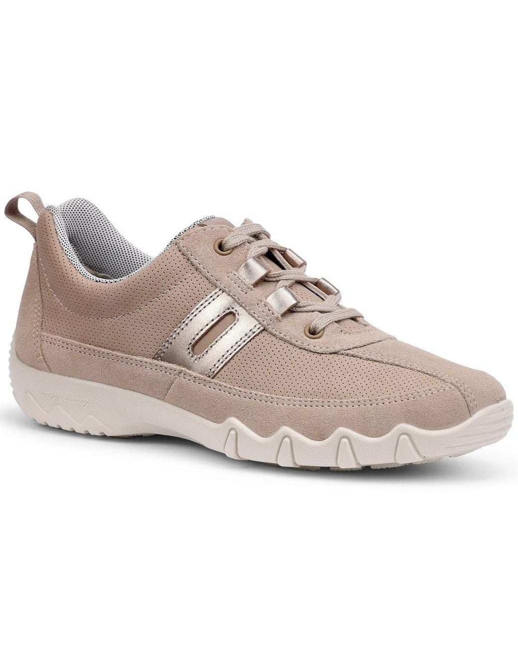 Hotter Gray Leanne Ii Extra Wide Trainers