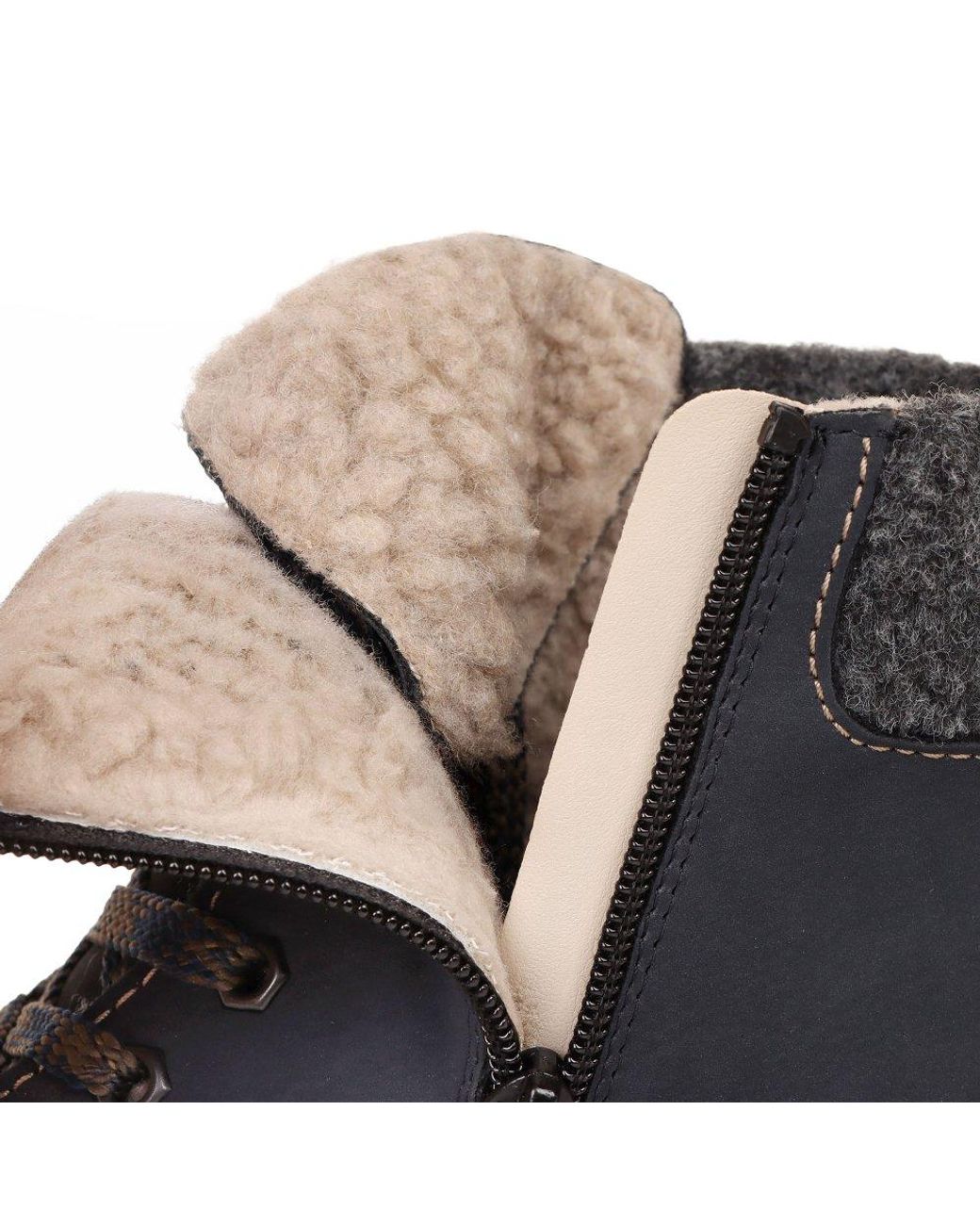 Rieker Blue Stainton Ankle Boots