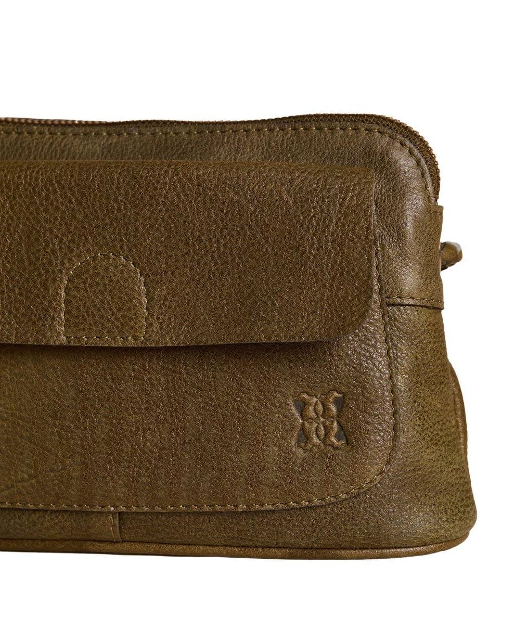 Lakeland Leather Green Staveley Cross Handbag