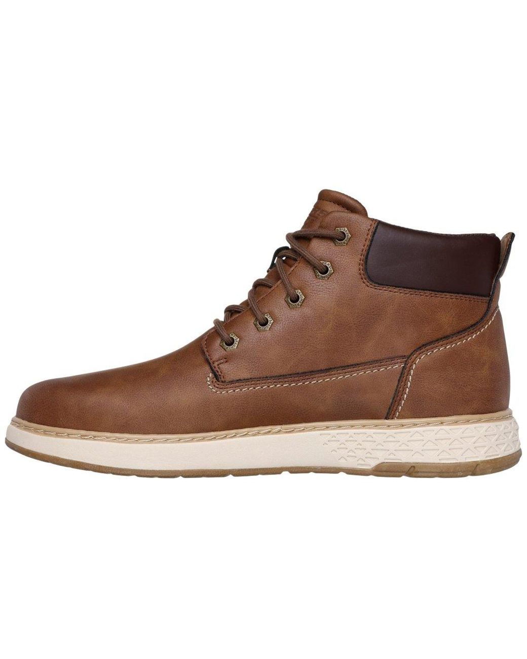 Skechers Brown Garlan Deno Shoes for men