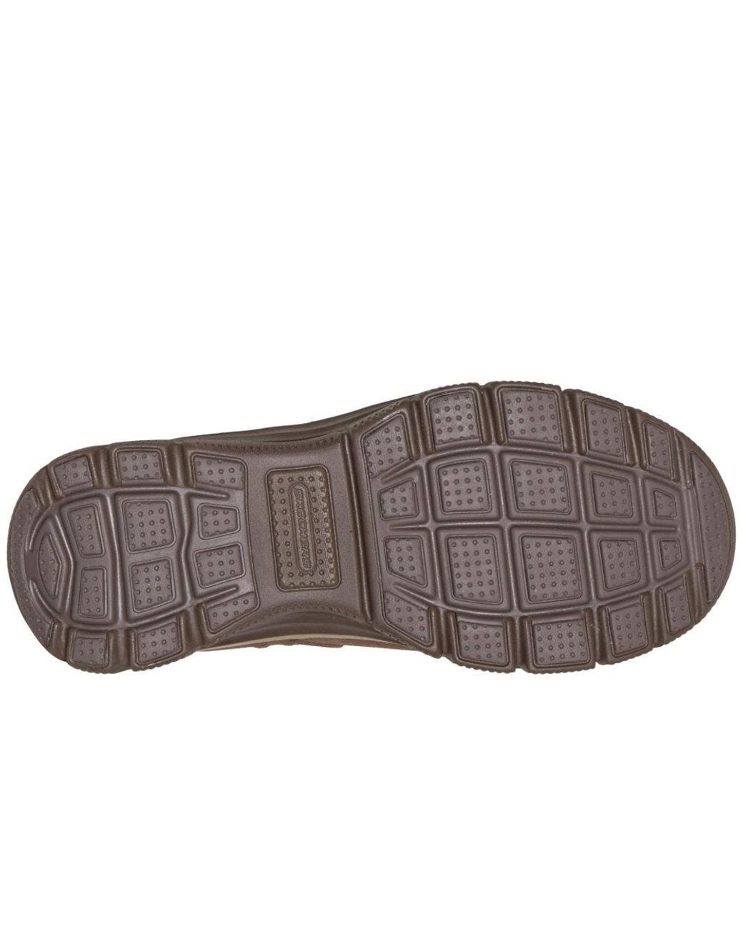 Skechers Brown Easy Going Urban Zip Ankle Boots