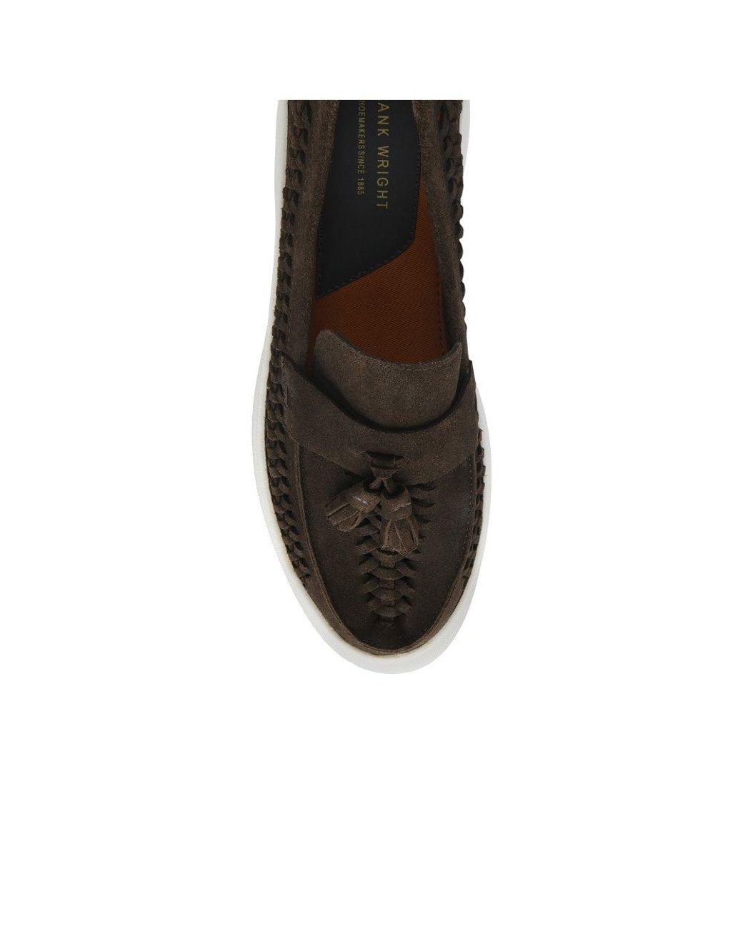 Frank Wright Black Robson Penny Loafers for men