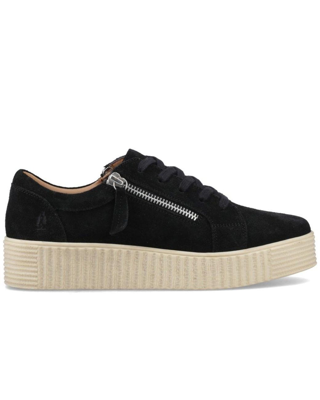 Hush Puppies Black Tara Trainers