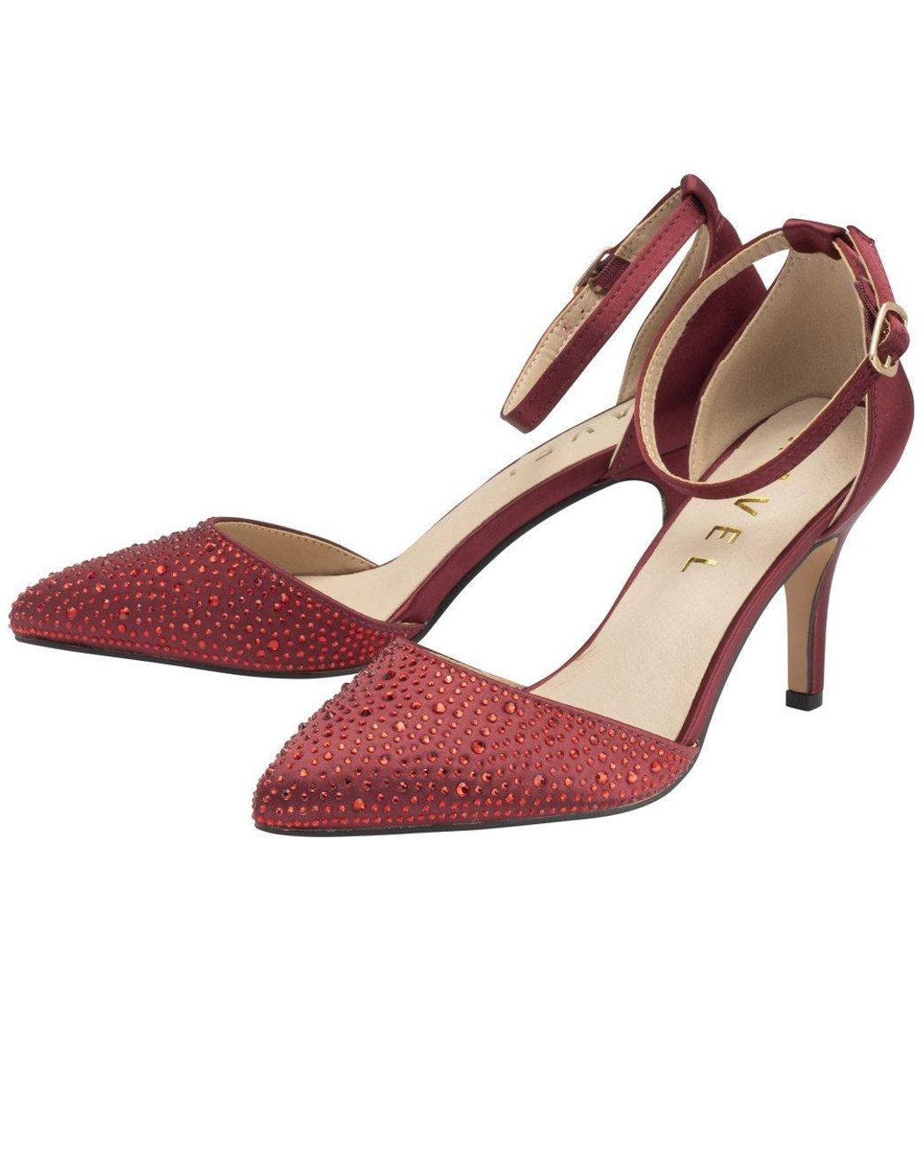Ravel Red Hale Heeled Shoes