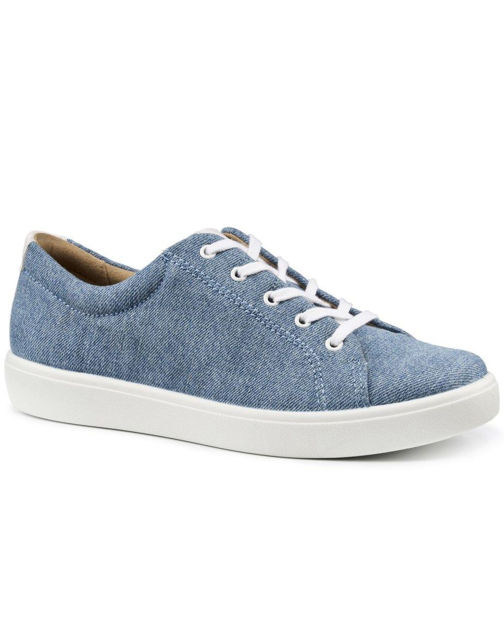 Hotter Blue Molly Canvas Shoes