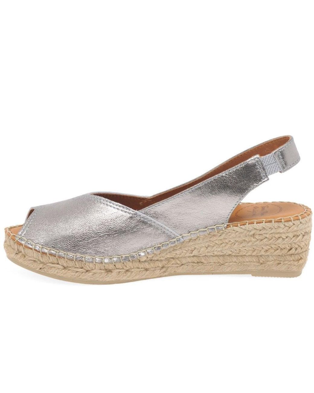 Toni Pons Brown Bernia Wedge Heel Espadrilles Sandals