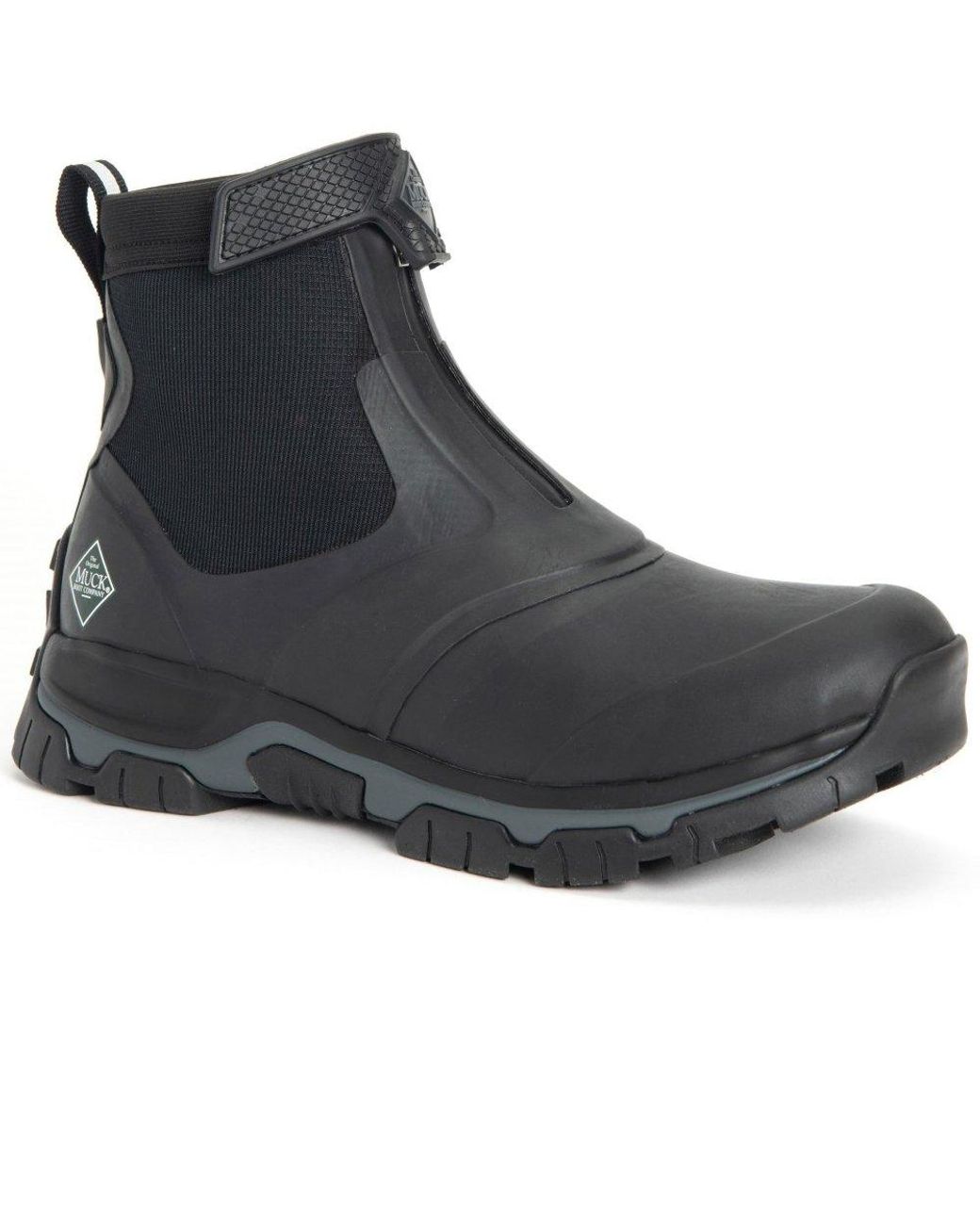 Muck Boot Black Apex Mid Zip Wellingtons for men